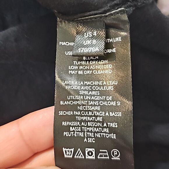 Free People -1912 End of The Island Floral Skirt Black Combo Women's size‎ 4 - Picture 7 of 10